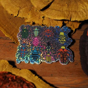 Holographic Glitter bug sticker!